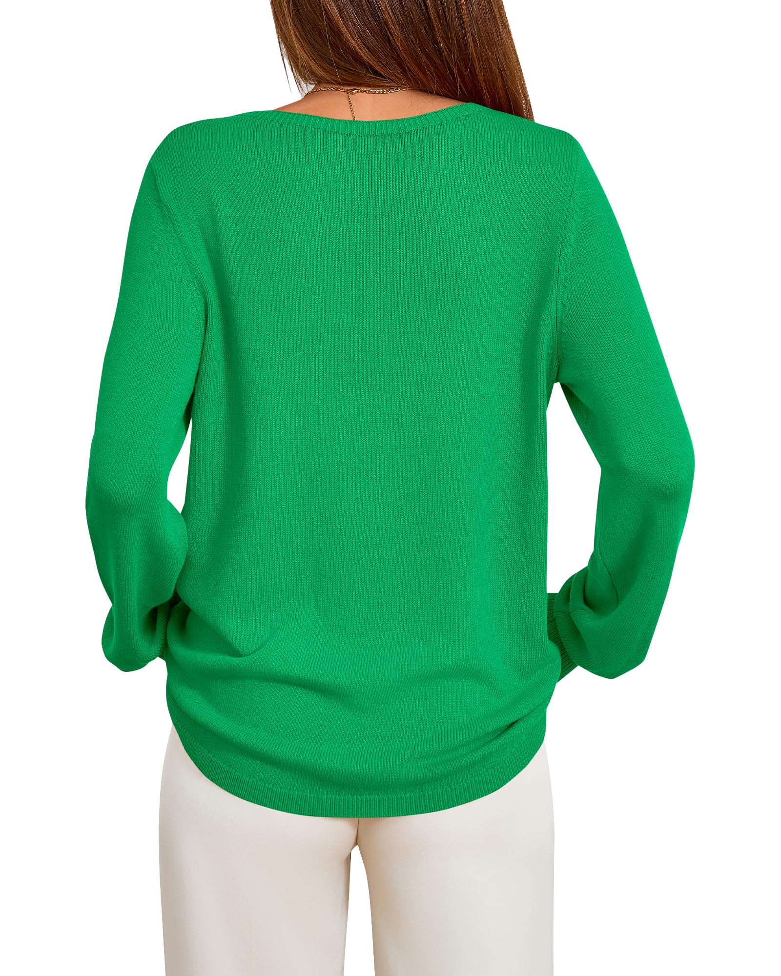 BTFBM Womens Long Sleeve Crew Neck Sweaters Spring Casual Classic Soft Loose Fit Basic Pullover Jumper Knit Top