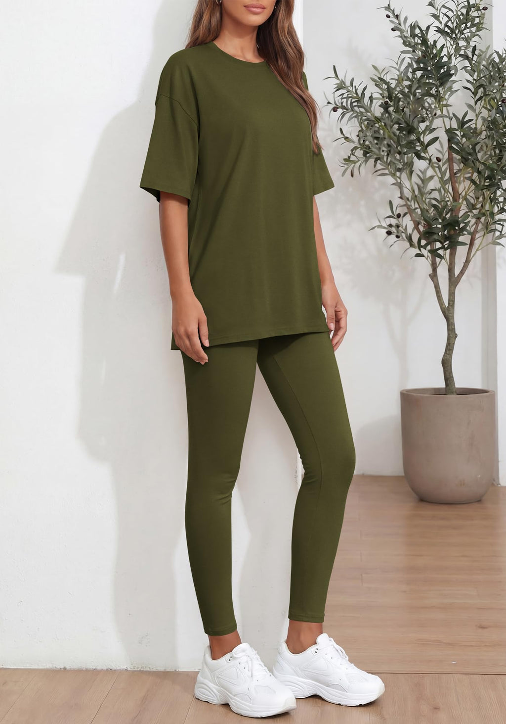 BTFBM Two Piece Lounge Set Women Spring Casual Oversized Shirts Leggings Matching Workout Airport Travel Outfits