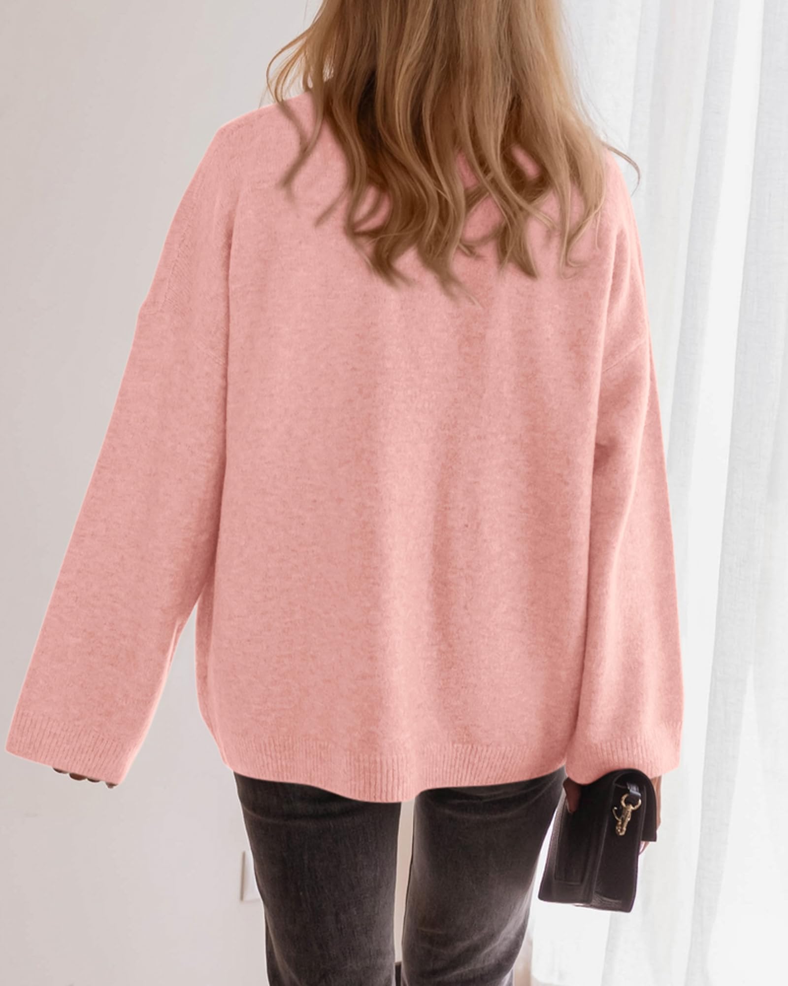 BTFBM Oversized Cardigan Sweaters for Women Trendy Fall Fashion Button Down Long Sleeve Chunky Knit Cardigans