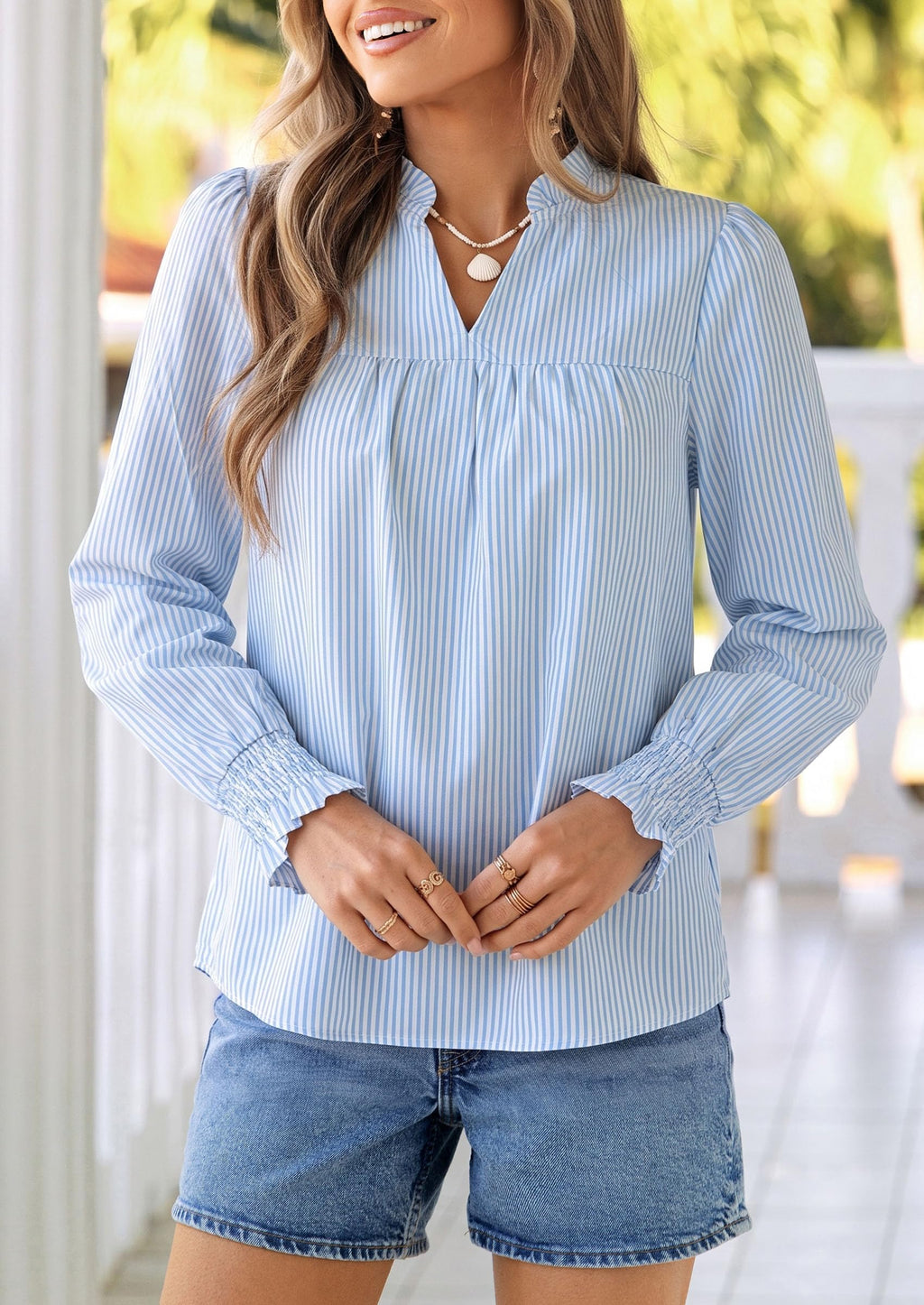 PRETTYGARDEN Women's Boho Floral Blouses Dressy Casual