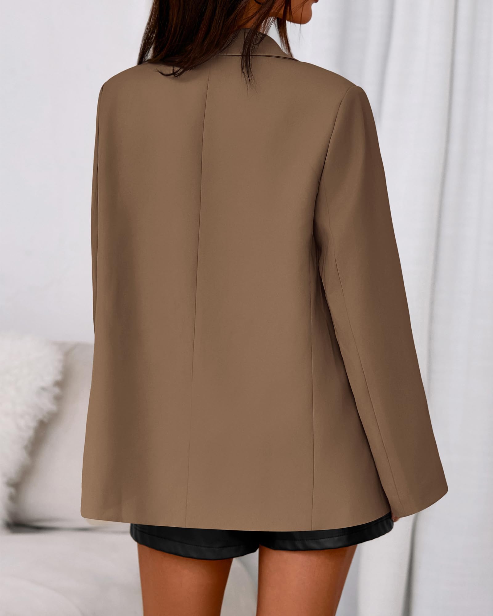 BTFBM Blazers for Women Spring Business Casual Clothes Open Front Oversized Winter Coats Work Office Suit Jackets