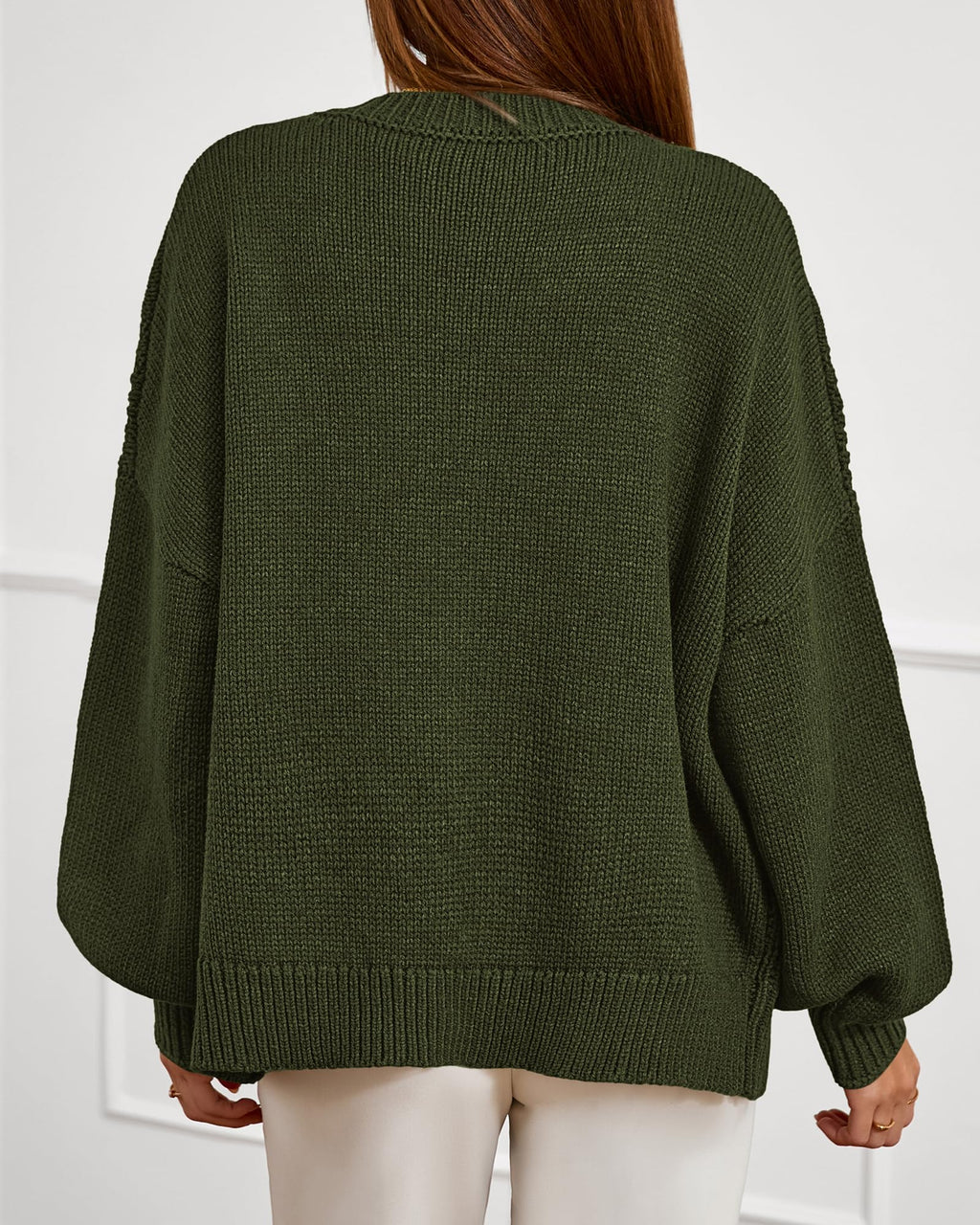 FreshPretty Chunky Cardigan Sweaters for Women Fall Fashion Button Long Sleeve Loose Cable Knit Winter Coats Outerwear