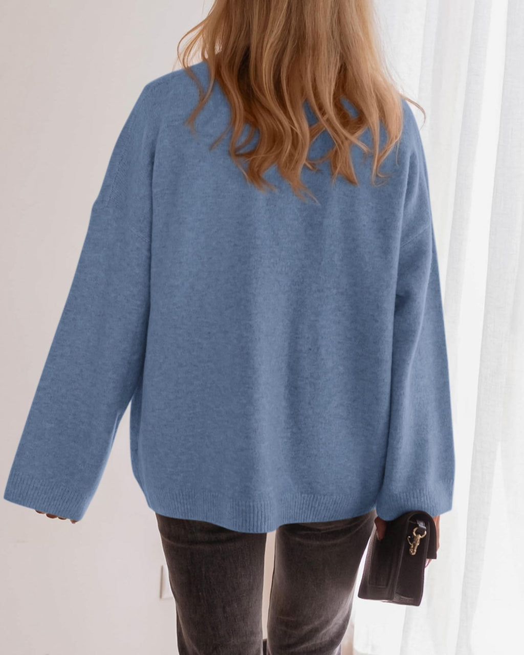 BTFBM Oversized Cardigan Sweaters for Women Trendy Fall Fashion Button Down Long Sleeve Chunky Knit Cardigans