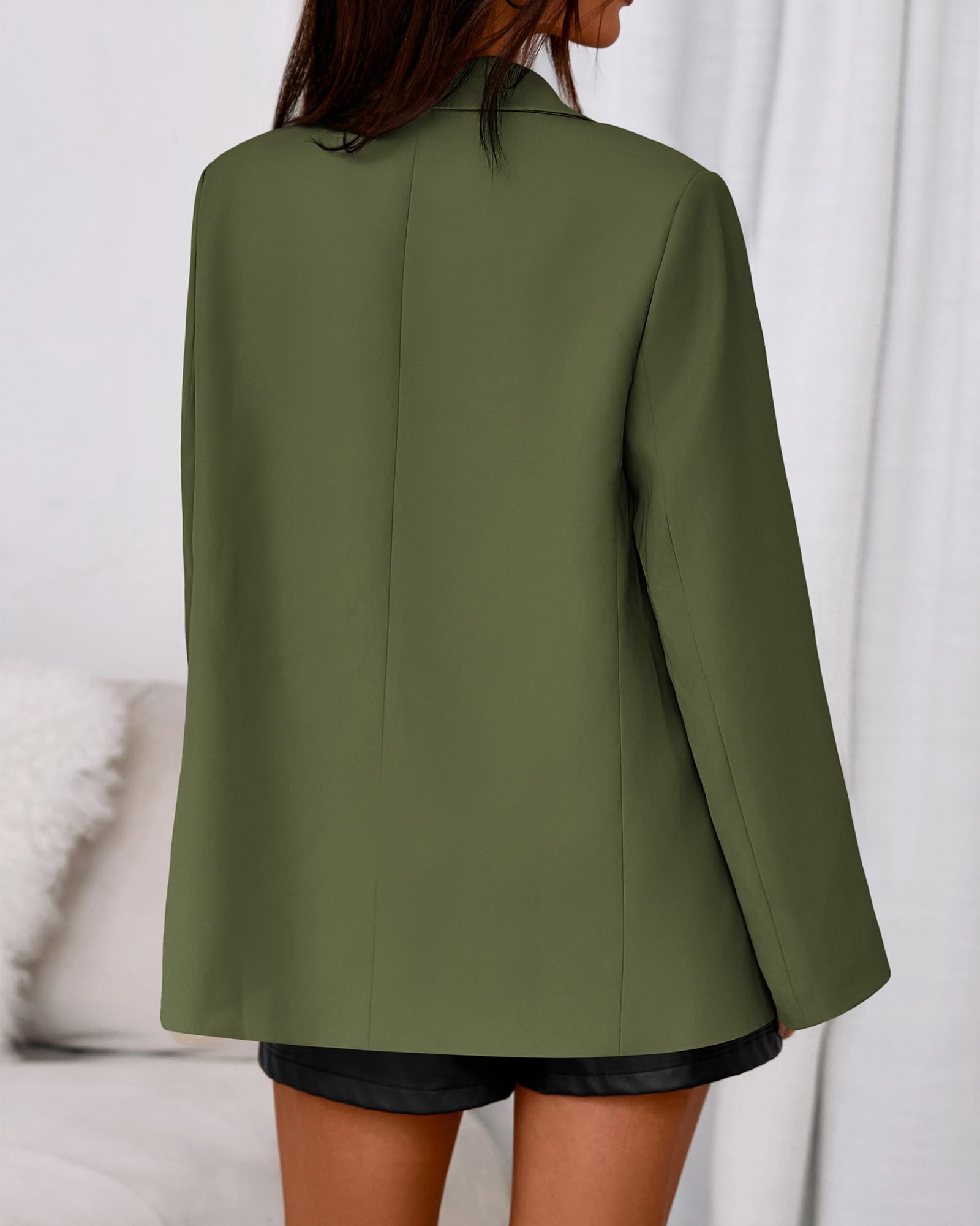 BTFBM Blazers for Women Spring Business Casual Clothes Open Front Oversized Winter Coats Work Office Suit Jackets