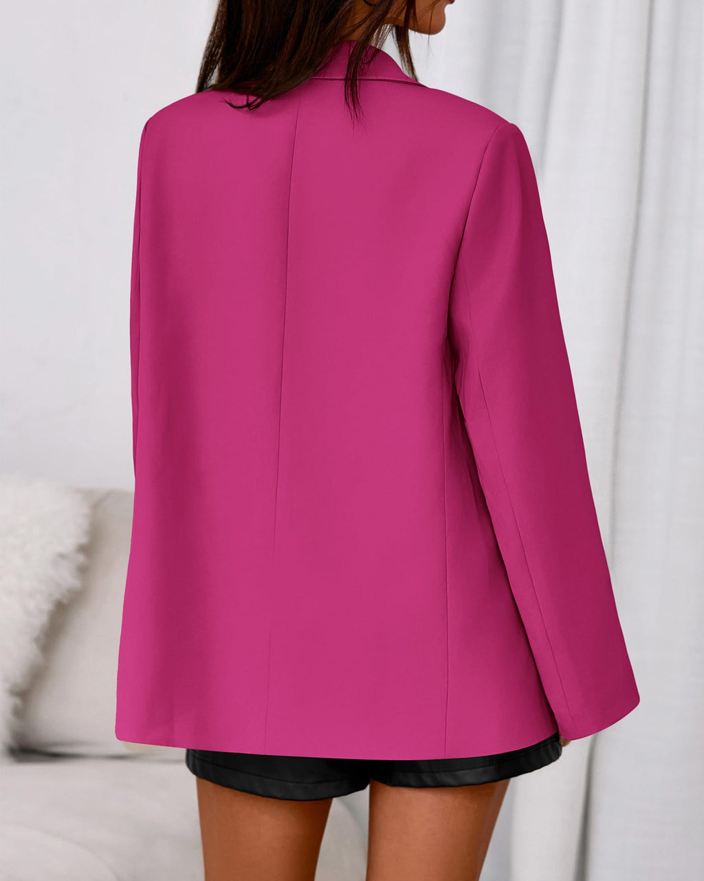 BTFBM Blazers for Women Spring Business Casual Clothes Open Front Oversized Winter Coats Work Office Suit Jackets