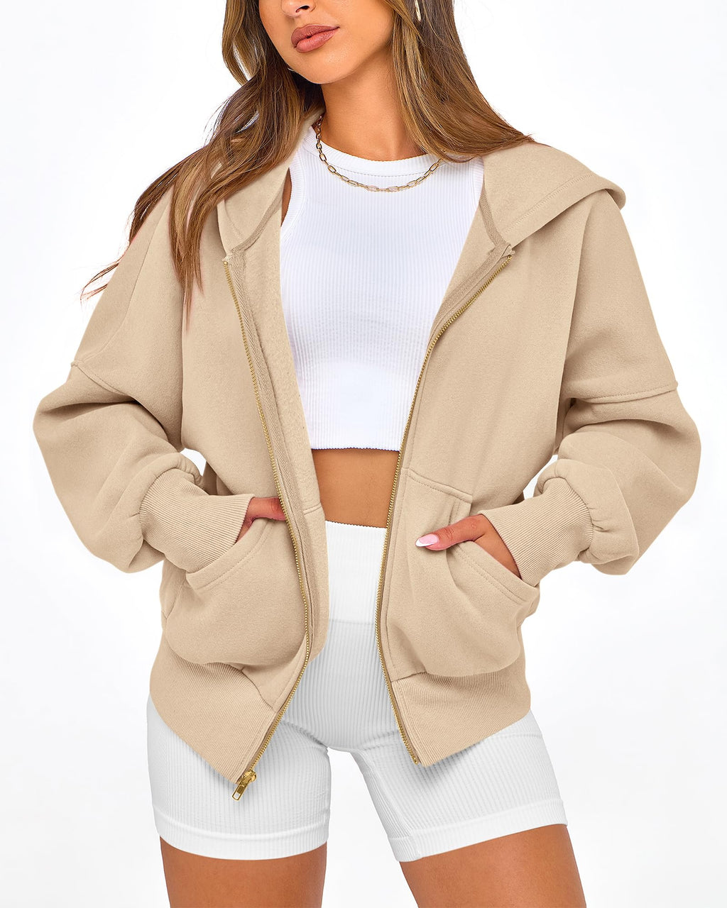 BTFBM Hoodies For Women Sweatshirt Fall Fashion Clothing Long Sleeve Fleece Jacket Winter Outfits Y2k Zip Up Hoodie