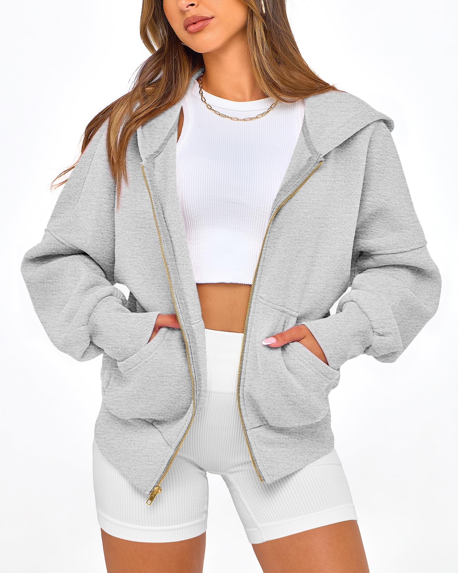 BTFBM Hoodies For Women Sweatshirt Fall Fashion Clothing Long Sleeve Fleece Jacket Winter Outfits Y2k Zip Up Hoodie