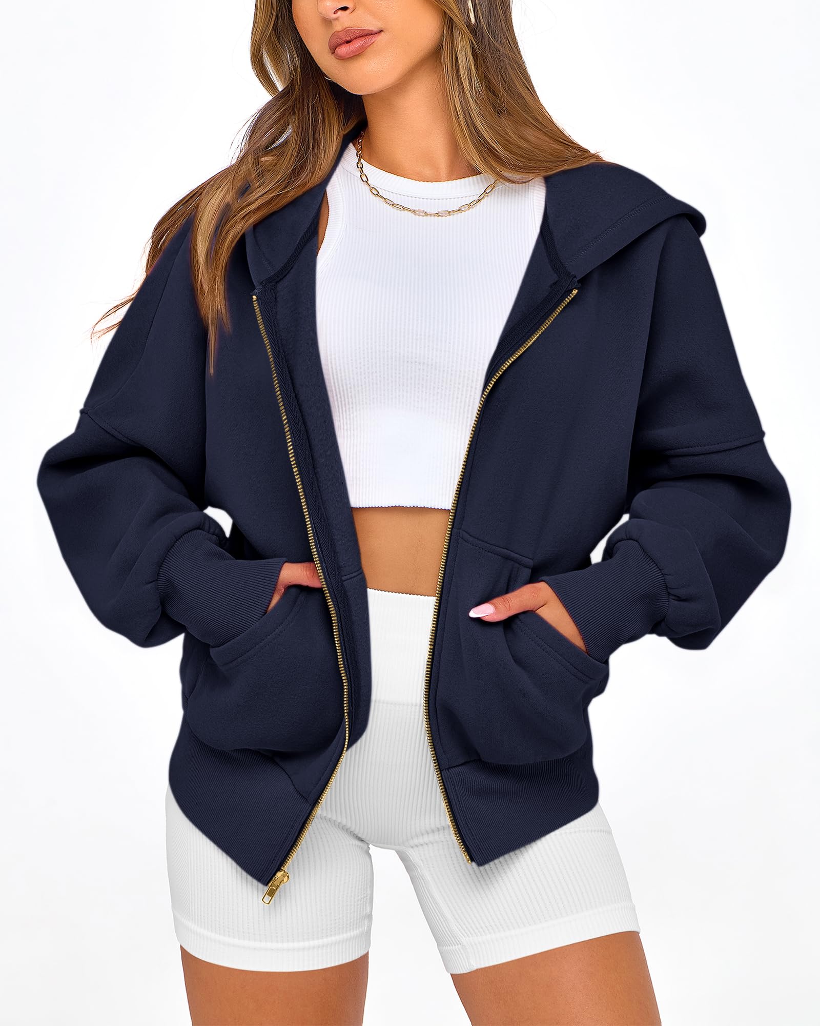BTFBM Hoodies For Women Sweatshirt Fall Fashion Clothing Long Sleeve Fleece Jacket Winter Outfits Y2k Zip Up Hoodie