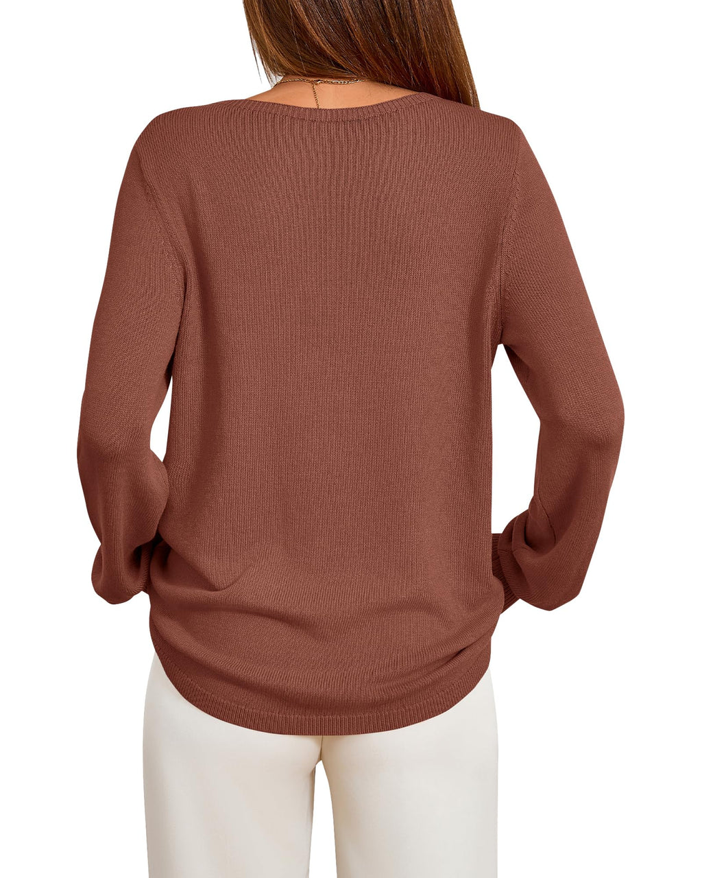 BTFBM Womens Long Sleeve Crew Neck Sweaters Spring Casual Classic Soft Loose Fit Basic Pullover Jumper Knit Top