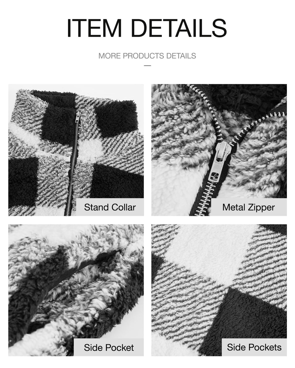 BTFBM Womens Sweatshirt Sherpa Quarter Zip Pullover Fall Winter Long Sleeve Fleece Sweaters Hoodies Sweatshirts Clothes