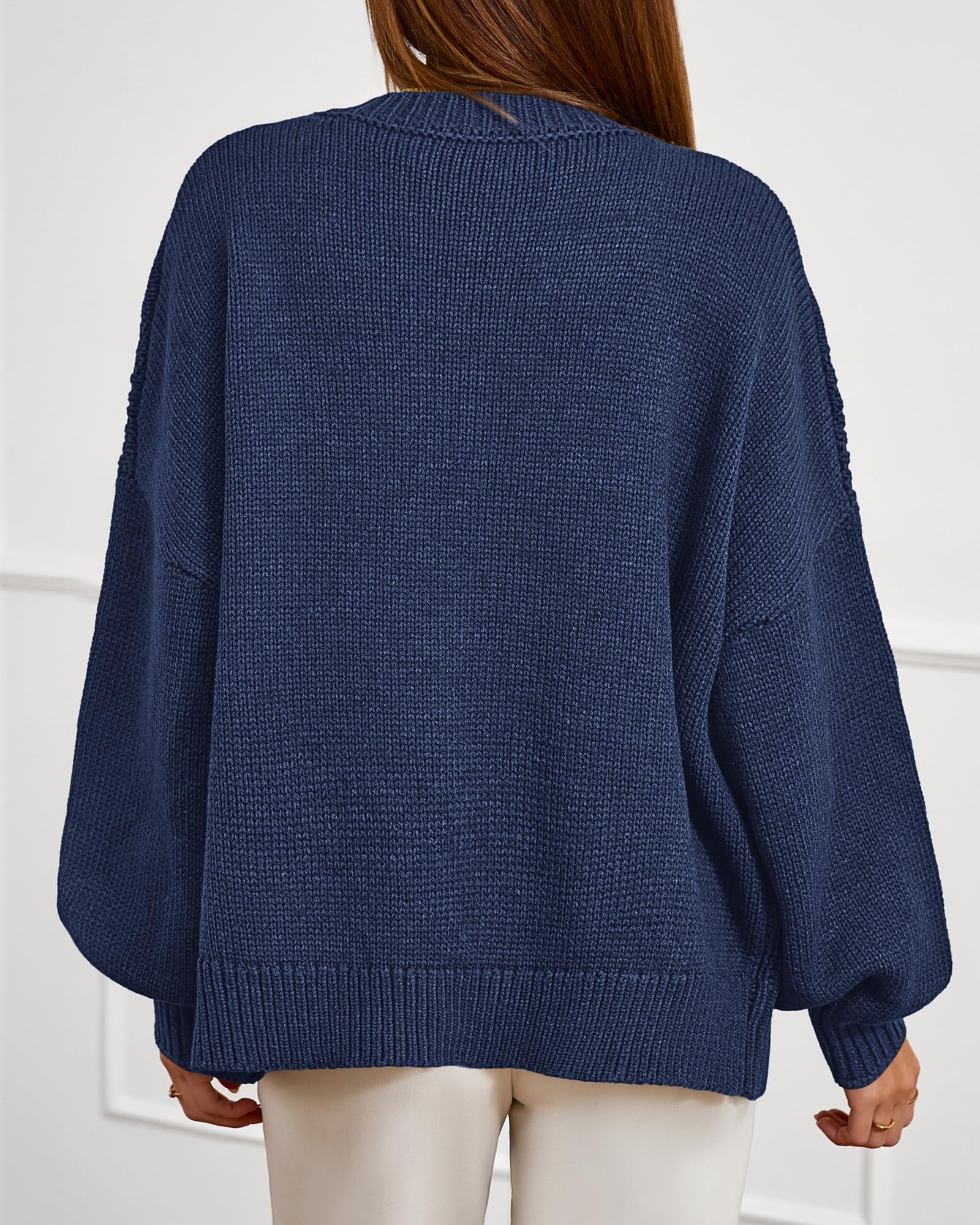 FreshPretty Chunky Cardigan Sweaters for Women Fall Fashion Button Long Sleeve Loose Cable Knit Winter Coats Outerwear