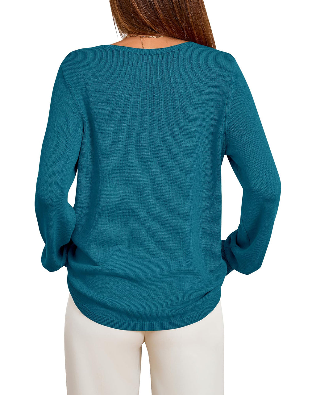 BTFBM Womens Long Sleeve Crew Neck Sweaters Spring Casual Classic Soft Loose Fit Basic Pullover Jumper Knit Top