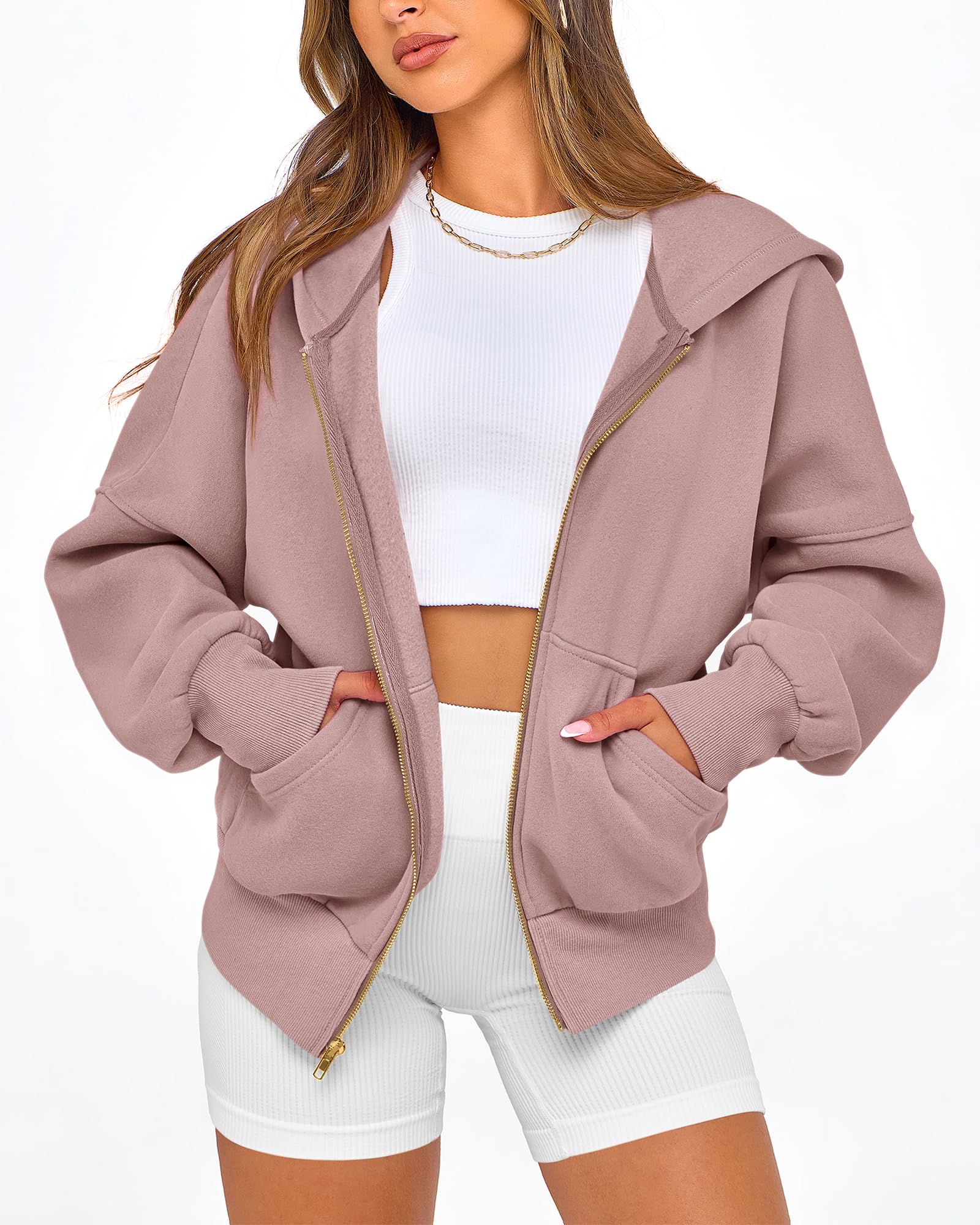 BTFBM Hoodies For Women Sweatshirt Fall Fashion Clothing Long Sleeve Fleece Jacket Winter Outfits Y2k Zip Up Hoodie