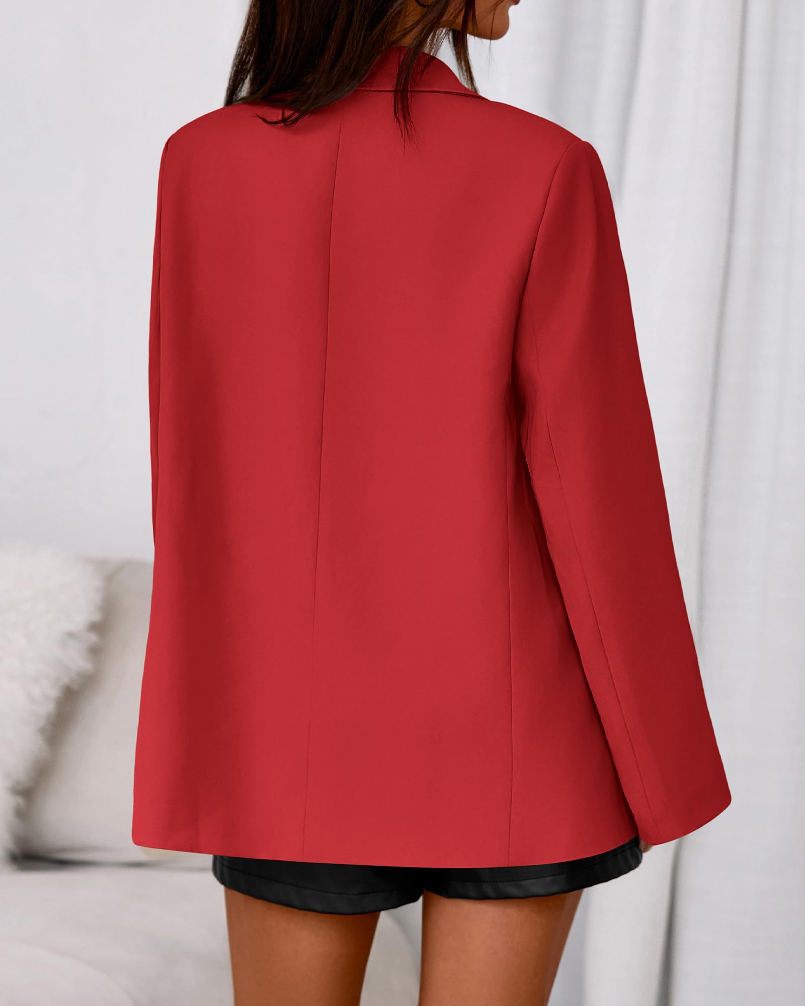 BTFBM Blazers for Women Spring Business Casual Clothes Open Front Oversized Winter Coats Work Office Suit Jackets