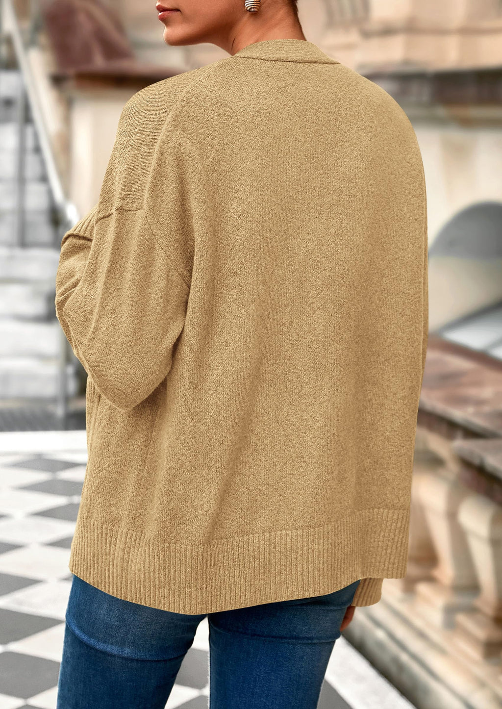 PRETTYGARDEN Women's Oversized Cardigan Sweaters Trendy Chunky Knit Long Sleeve V Neck Button Down Fall Winter Outfits
