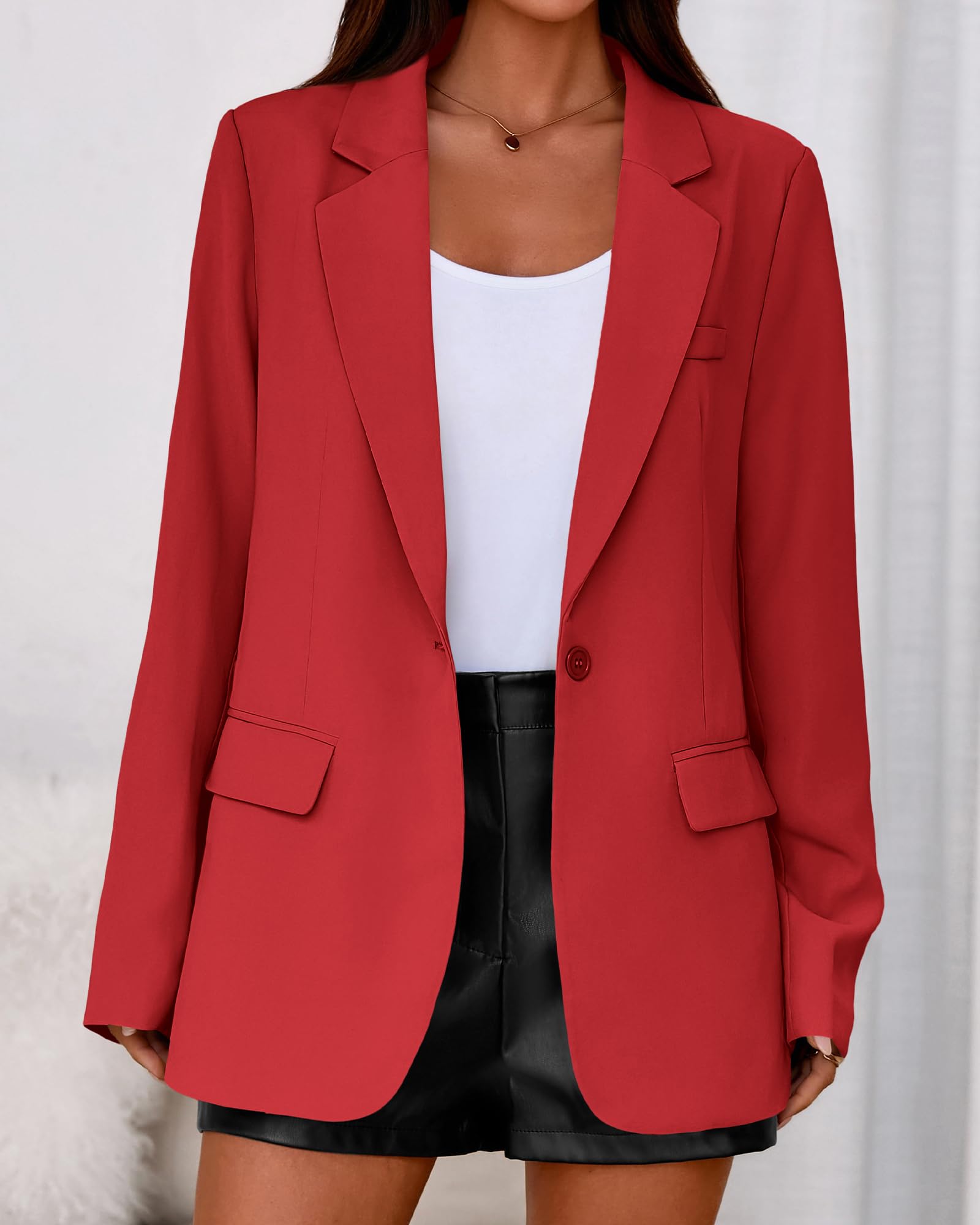 BTFBM Blazers for Women Spring Business Casual Clothes Open Front Oversized Winter Coats Work Office Suit Jackets