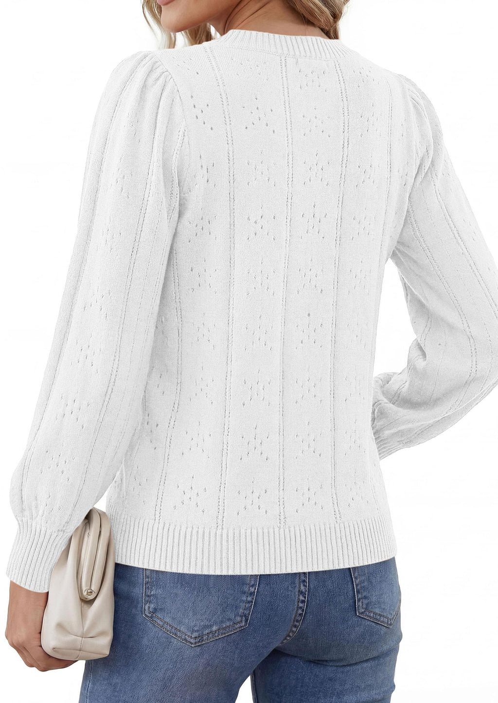 PRETTYGARDEN Women Fall Fashion Hollow Out Holiday Sweaters