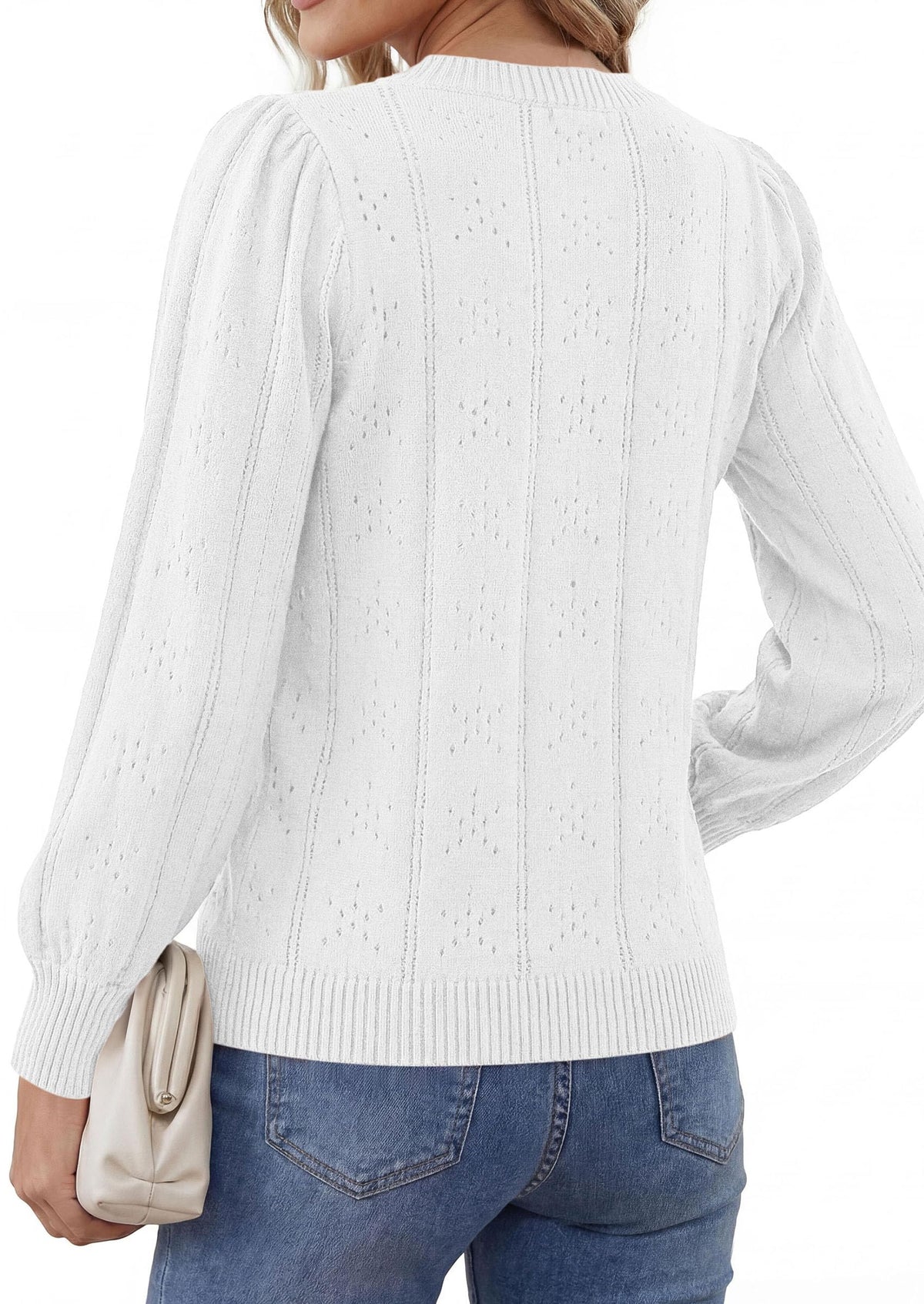 PRETTYGARDEN Women Fall Fashion Hollow Out Holiday Sweaters