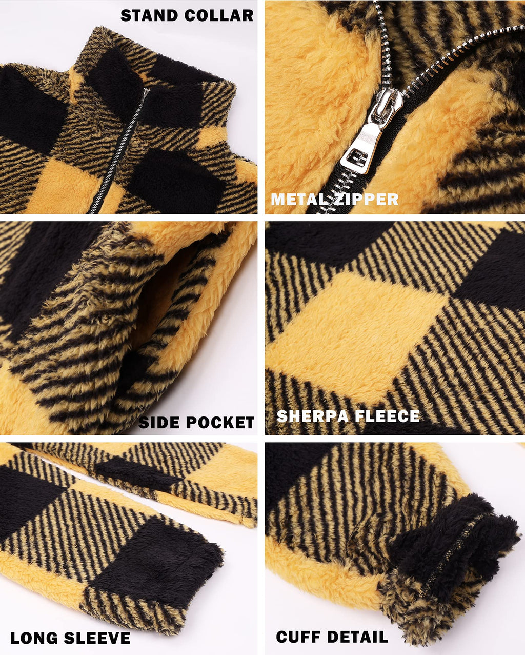 BTFBM Womens Sweatshirt Sherpa Quarter Zip Pullover Fall Winter Long Sleeve Fleece Sweaters Hoodies Sweatshirts Clothes