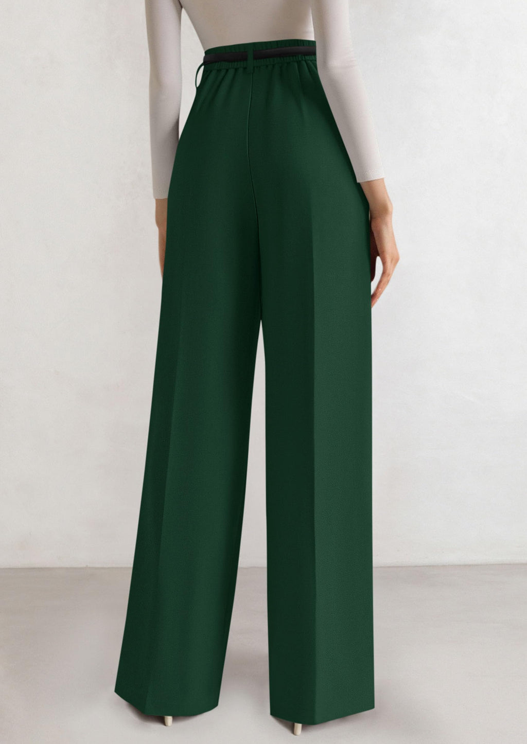 PRETTYGARDEN Womens Wide Leg Dress Pants Business Casual Flowy Work Palazzo Pants High Waisted Slacks Trousers