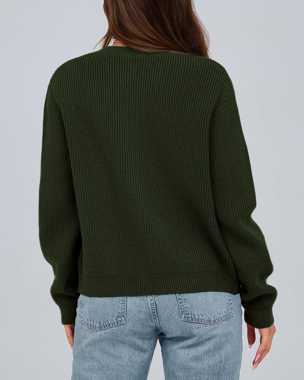 BTFBM Bow Cropped Cardigan Sweaters for Women Fall Winter Open Front Sweater Long Sleeve Button Fashion Spring Clothes