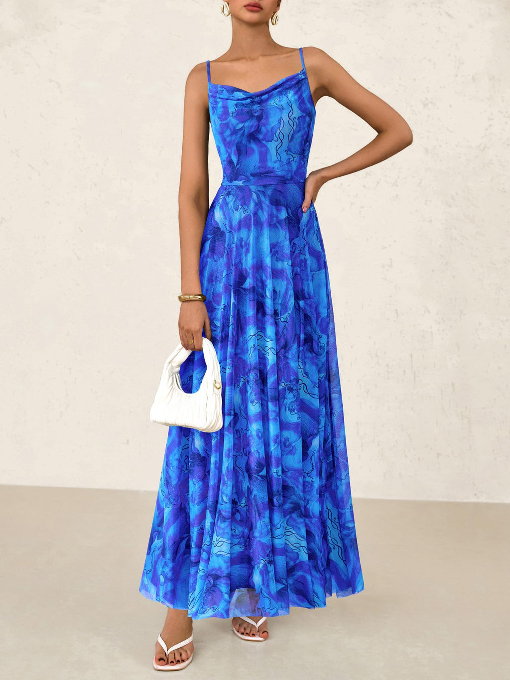 BTFBM Women Summer Floral Maxi Dresses Elegant Spaghetti Strap Dress Printed Party Dress Beach Long Dresses