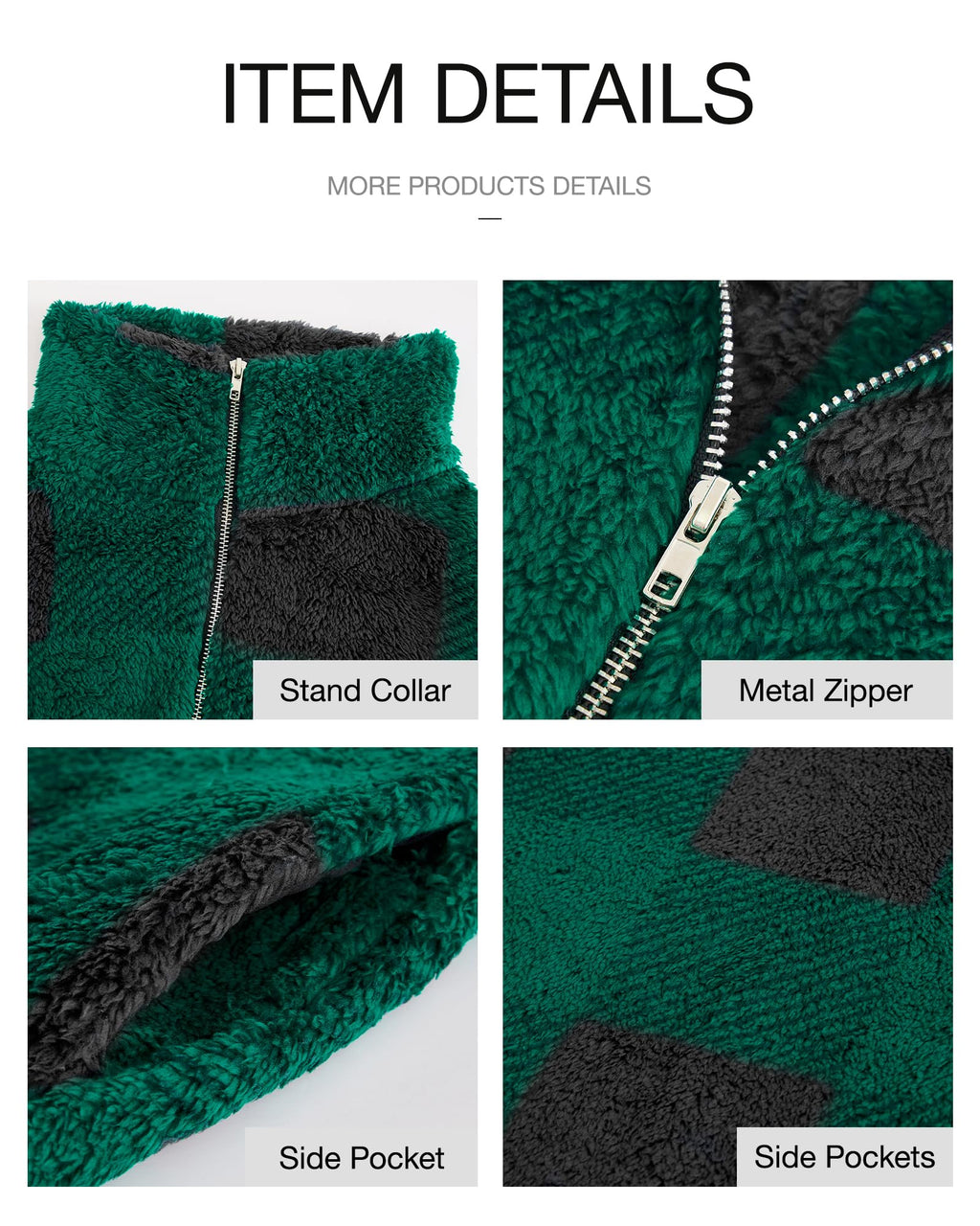 BTFBM Womens Sweatshirt Sherpa Quarter Zip Pullover Fall Winter Long Sleeve Fleece Sweaters Hoodies Sweatshirts Clothes