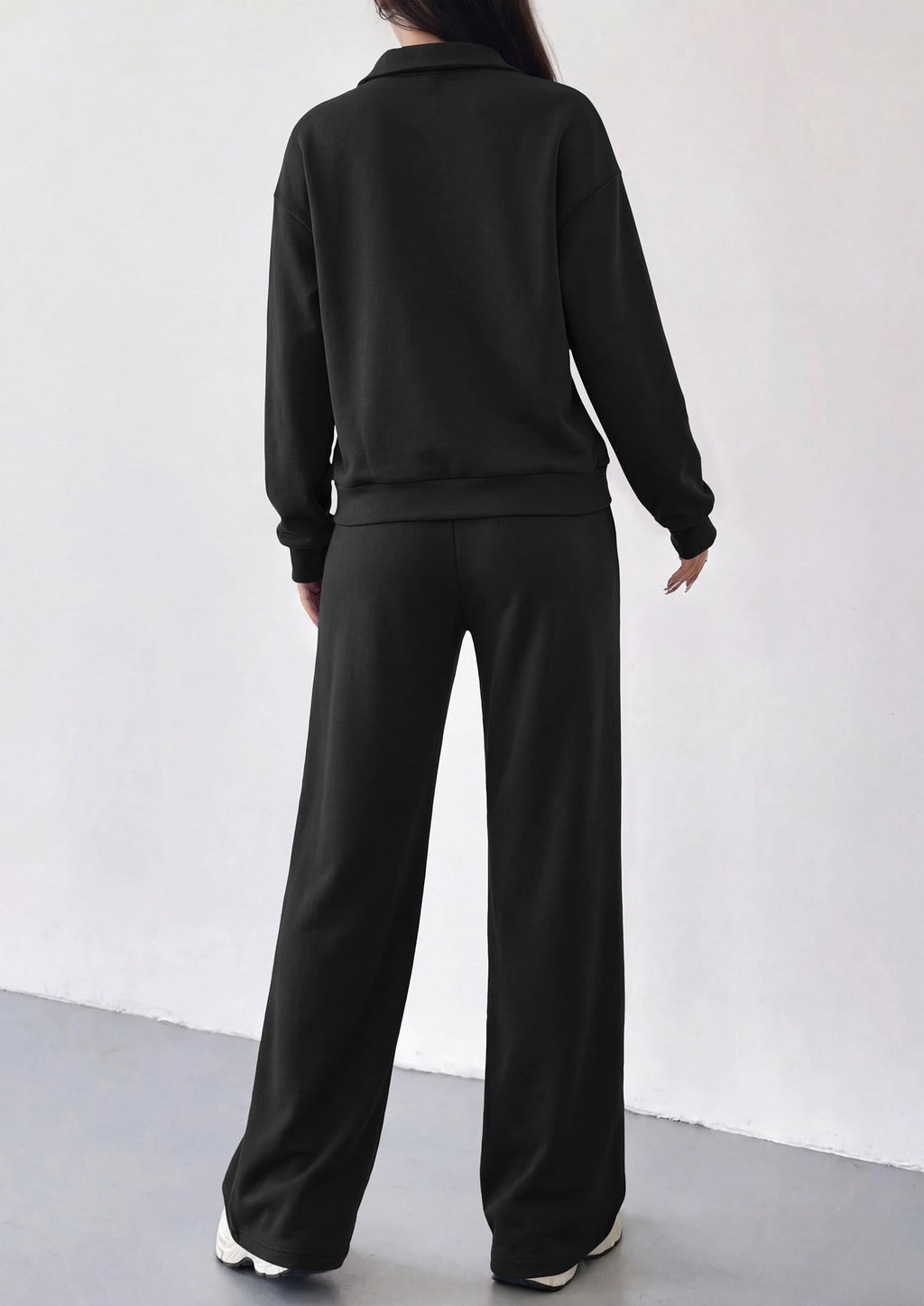 PRETTYGARDEN Women's Lounge Sets 2 Piece Outfits Sweatsuits | Half Zip Pullover Sweatshirts, Wide Leg Pants Pockets, Matching Workout Tracksuits, Airport Travel Resort Wear, Fall Clothes