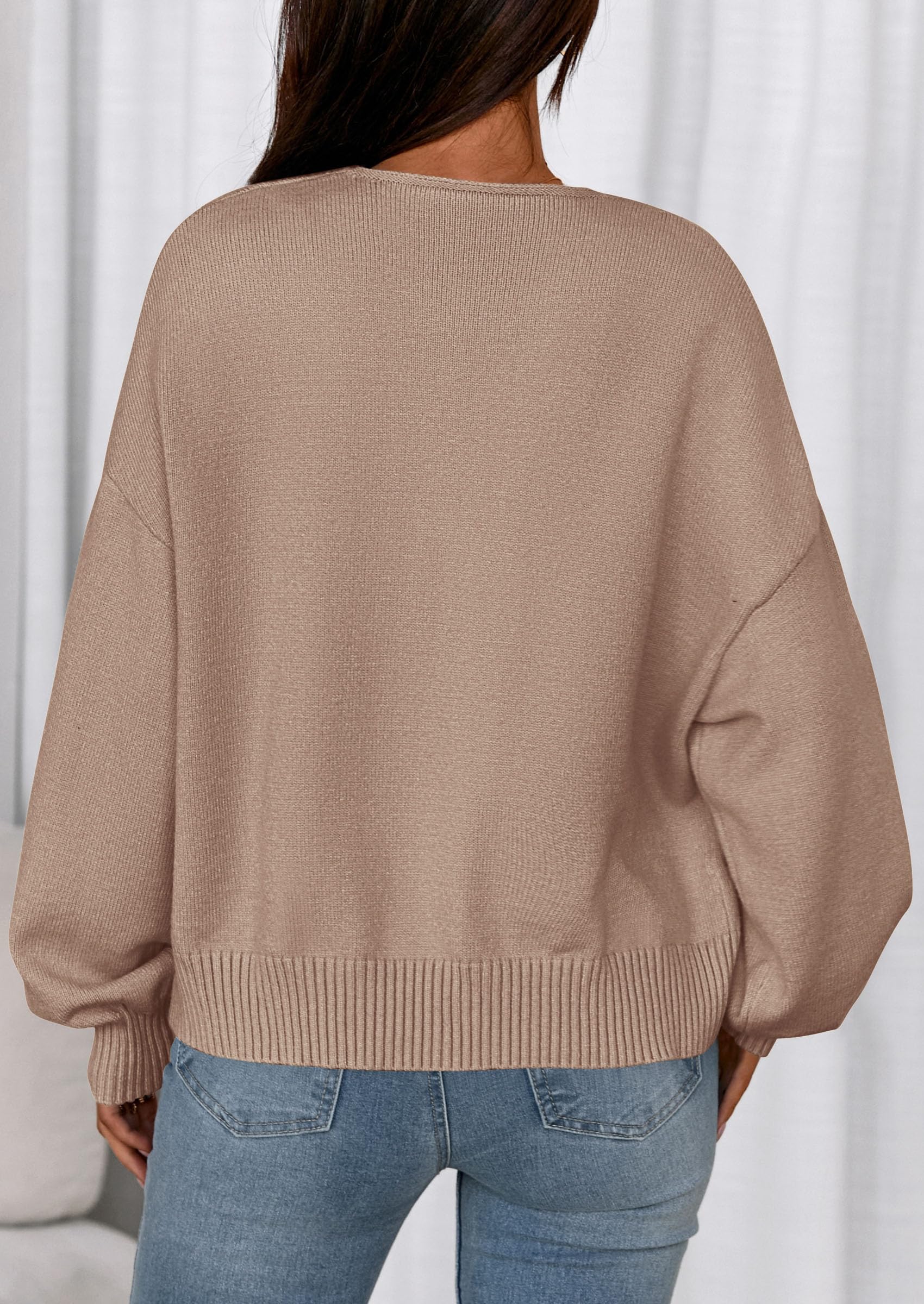 PRETTYGARDEN Cardigan Sweaters for Women Fall Fashion Bow Tie Front Long Sleeve Knit Sweater Tops Cute Winter Clothes
