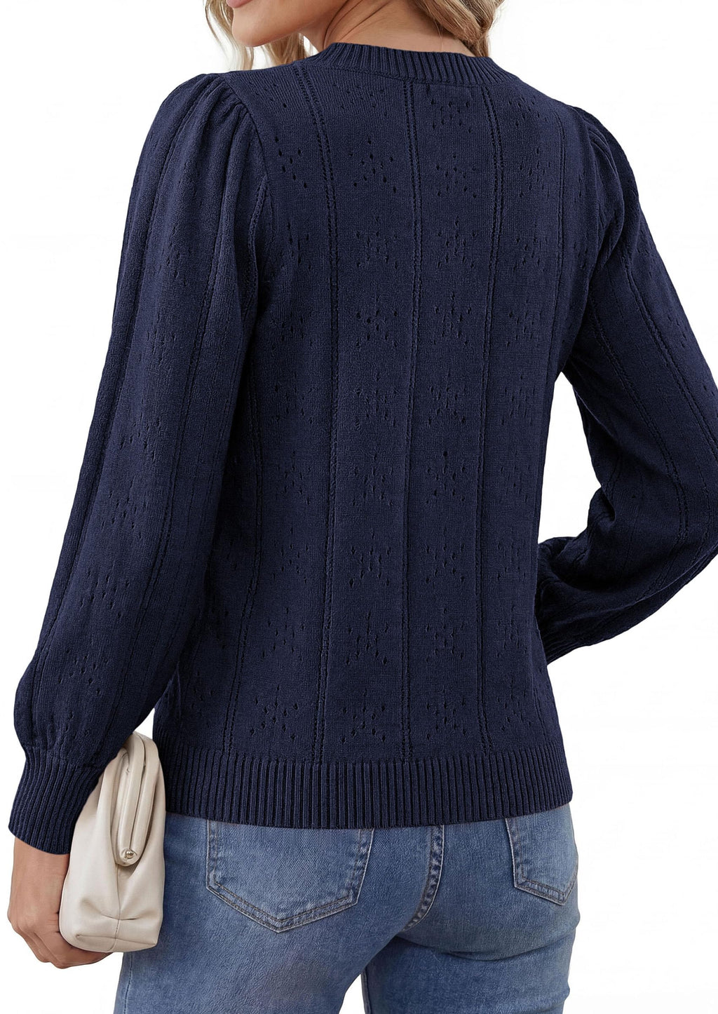 PRETTYGARDEN Women Fall Fashion Hollow Out Holiday Sweaters
