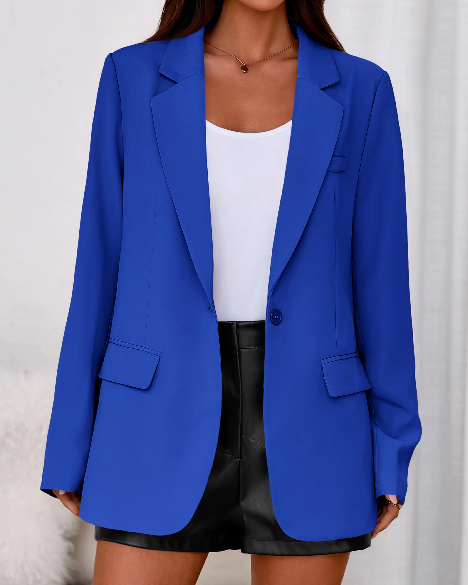 BTFBM Blazers for Women Spring Business Casual Clothes Open Front Oversized Winter Coats Work Office Suit Jackets