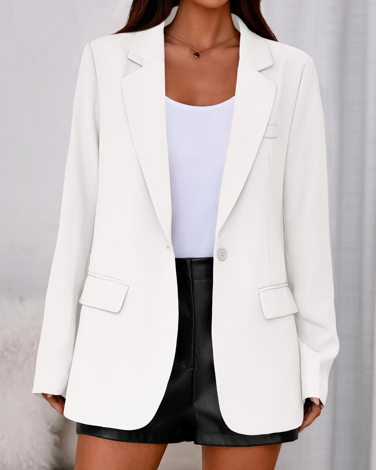 BTFBM Blazers for Women Spring Business Casual Clothes Open Front Oversized Winter Coats Work Office Suit Jackets