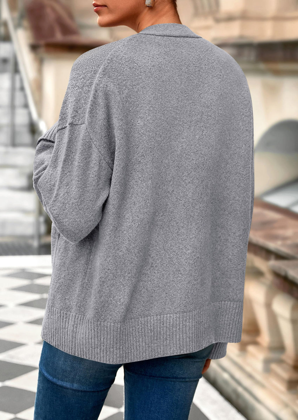 PRETTYGARDEN Women's Oversized Cardigan Sweaters Trendy Chunky Knit Long Sleeve V Neck Button Down Fall Winter Outfits