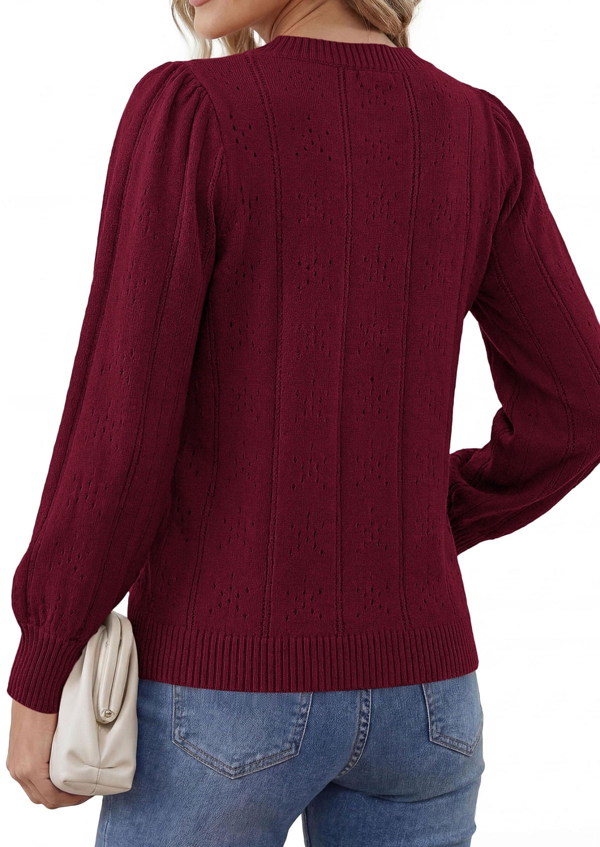 PRETTYGARDEN Women Fall Fashion Hollow Out Holiday Sweaters