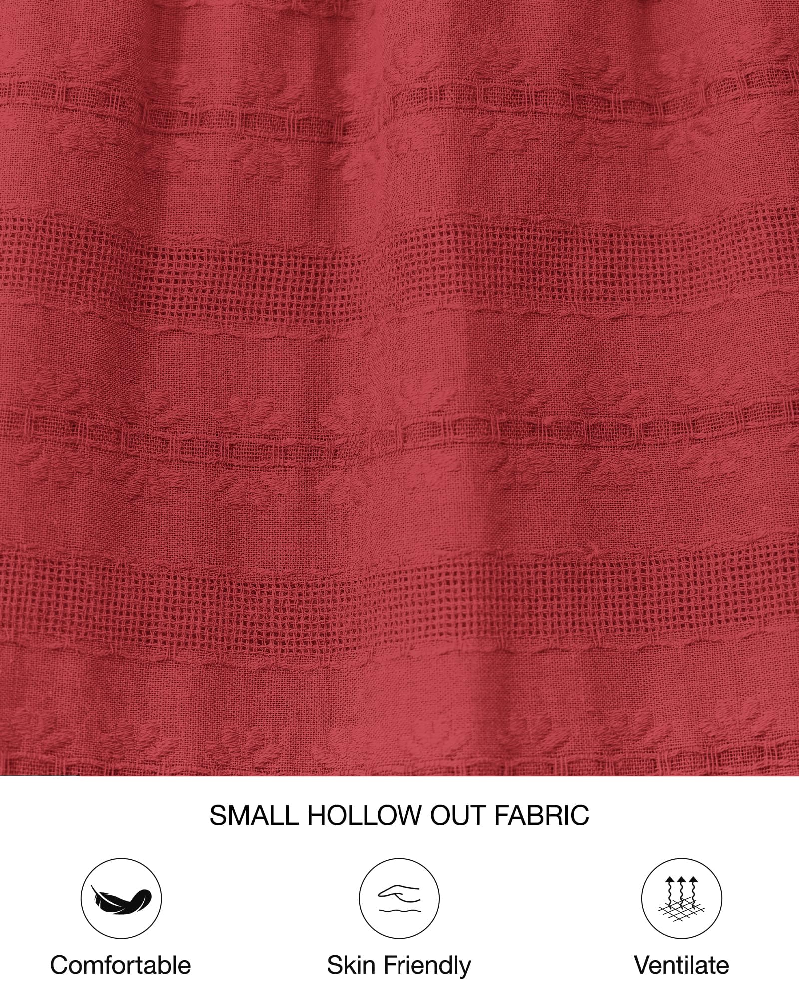 FreshPretty Fall Dresses for Women Casual Long Sleeve V Neck Elastic Waist Lightweight Maxi Wedding Guest Dress Pockets