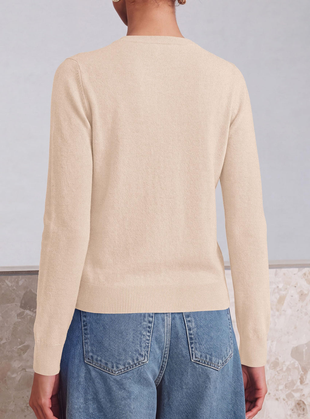 PRETTYGARDEN Lightweight Cardigans for Women Knit Sweaters Long Sleeve Button Down Shirts, Casual Work Office Going Out Tops, Fall Winter Layering Clothes, Bolero Shrugs for Dresses