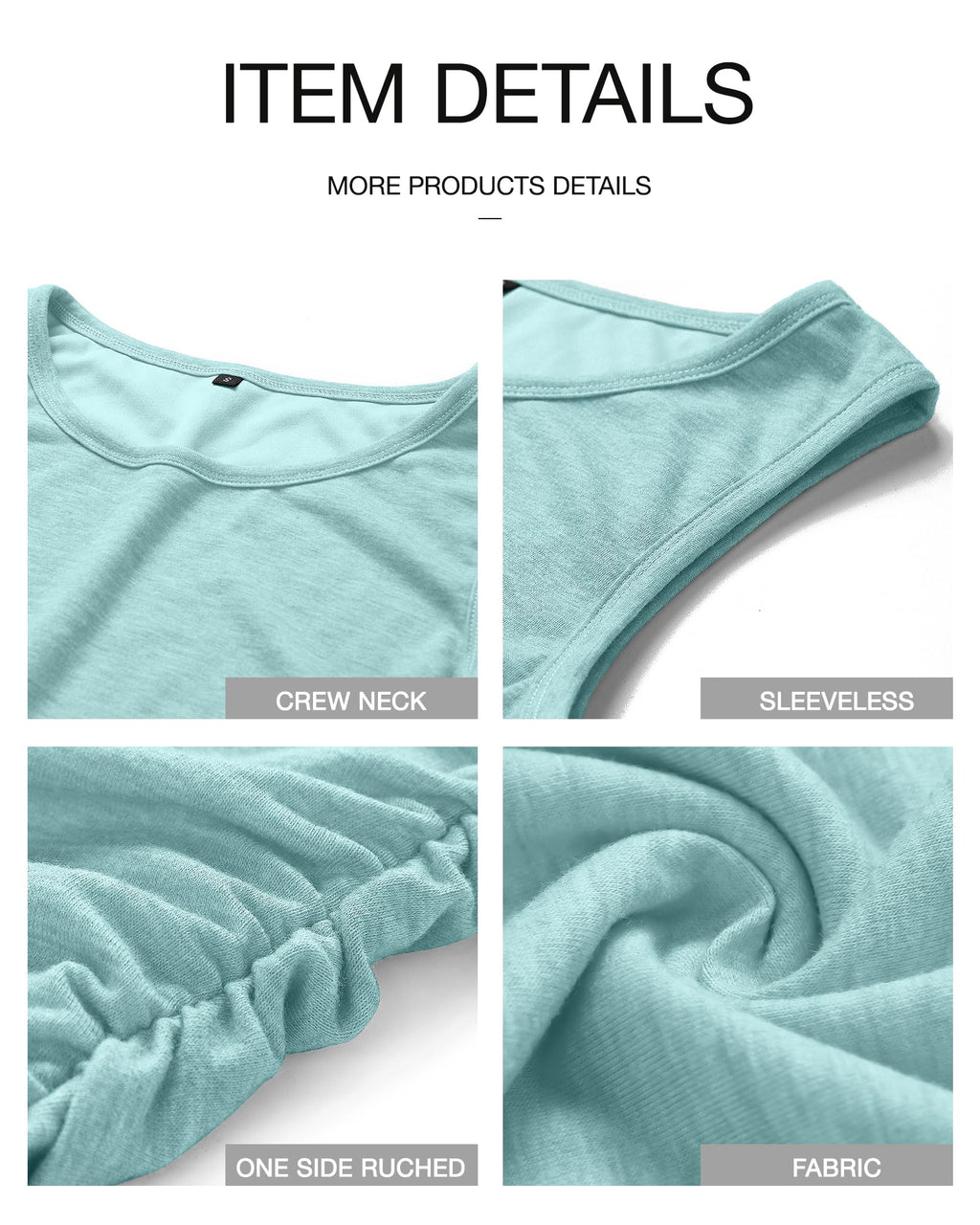 FreshPretty Women Summer Dresses Sleeveless Tank Ruched Bodycon Sundresses for Women Party Beach Mini Casual Spring Dress