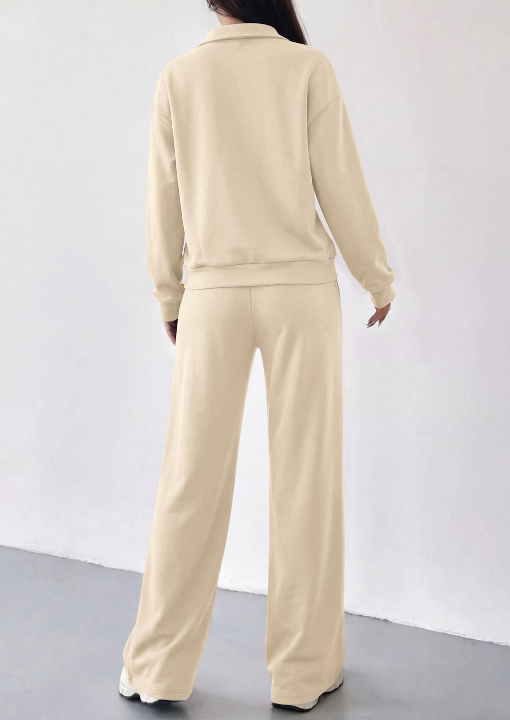 PRETTYGARDEN Women's Lounge Sets 2 Piece Outfits Sweatsuits | Half Zip Pullover Sweatshirts, Wide Leg Pants Pockets, Matching Workout Tracksuits, Airport Travel Resort Wear, Fall Clothes