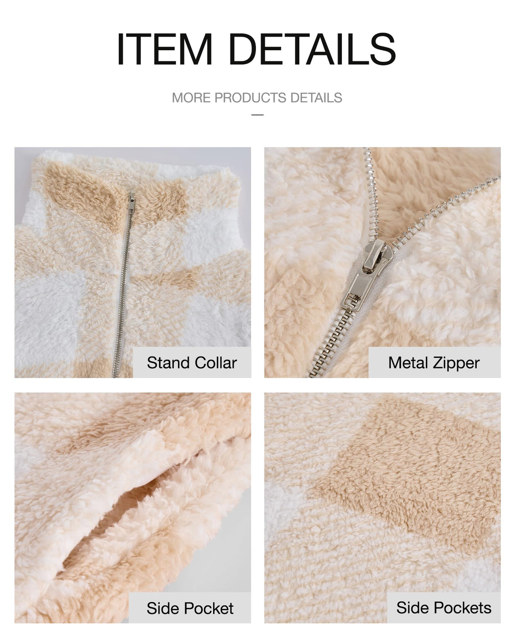 BTFBM Womens Sweatshirt Sherpa Quarter Zip Pullover Fall Winter Long Sleeve Fleece Sweaters Hoodies Sweatshirts Clothes