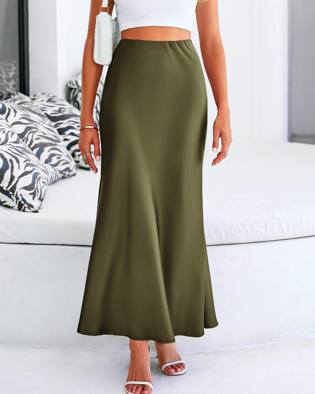BTFBM Womens Spring Skirts Business Casual Clothes High Waisted Cocktail Party Wedding Guest Mermaid Maxi Skirt