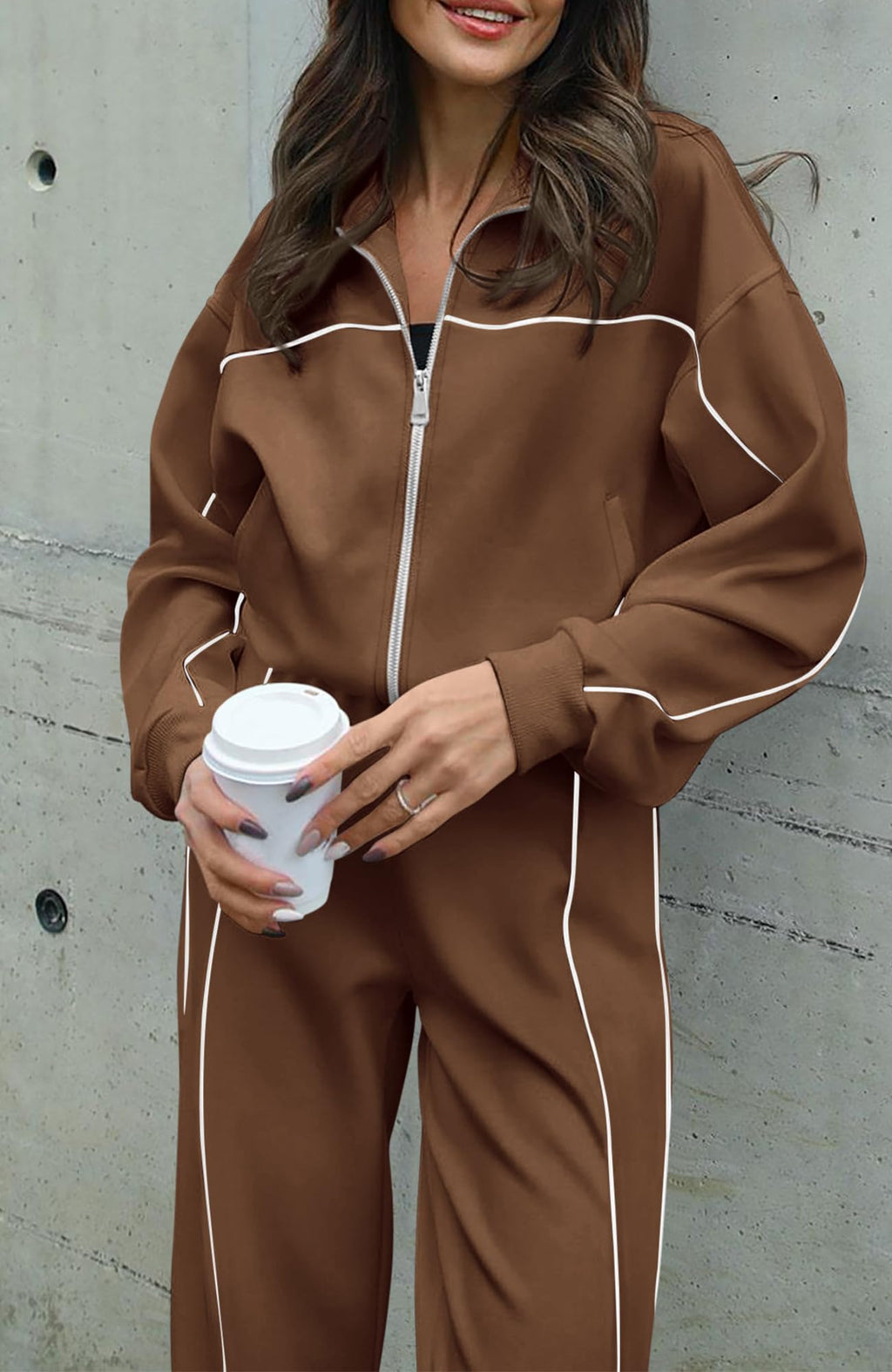 FreshPretty Womens Long Sleeve T Shirts Fall Clothes Ribbed Slim Fit Y2K Boat Neck Casual Going Out Tops Workout Outfits