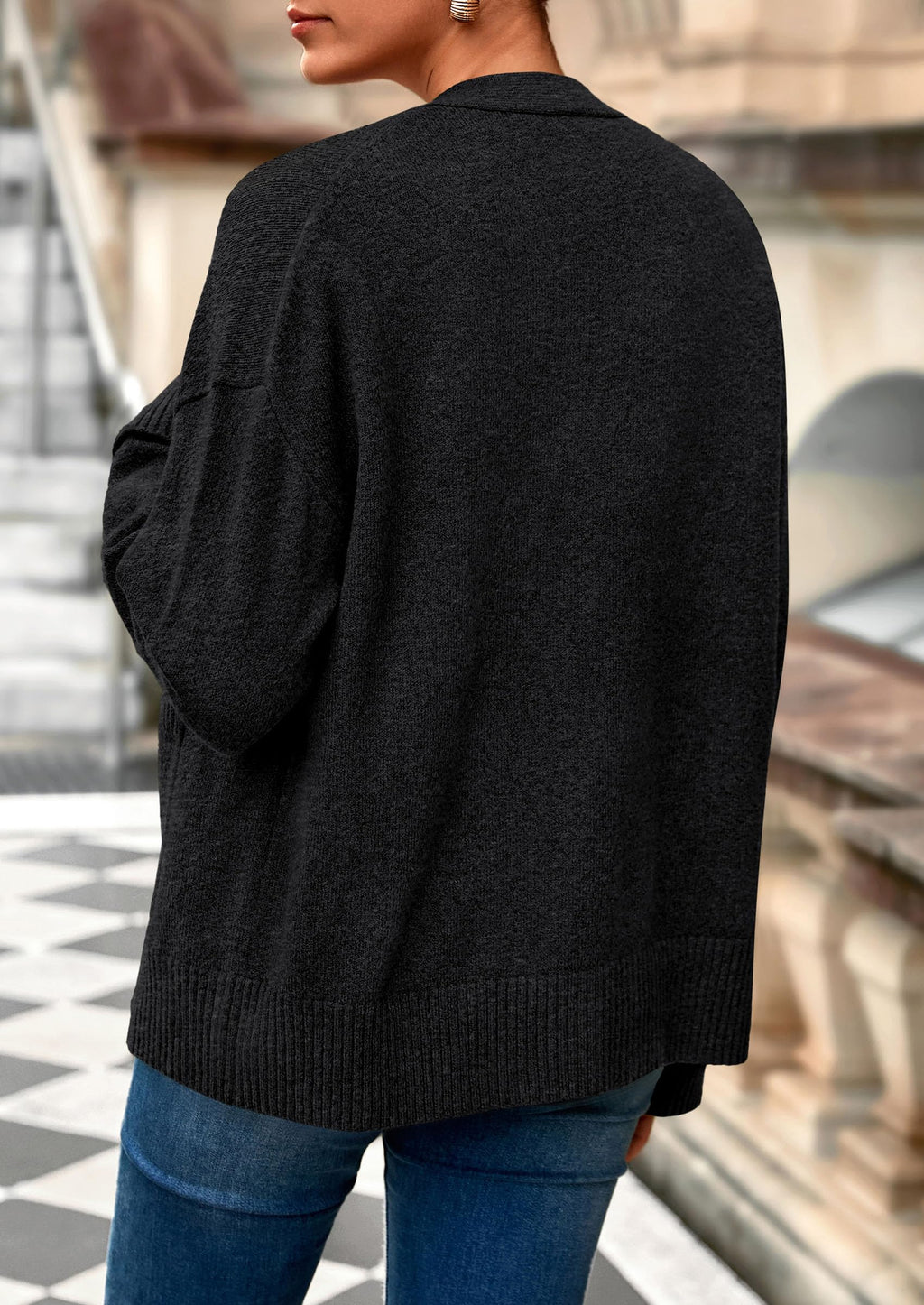 PRETTYGARDEN Women's Oversized Cardigan Sweaters Trendy Chunky Knit Long Sleeve V Neck Button Down Fall Winter Outfits