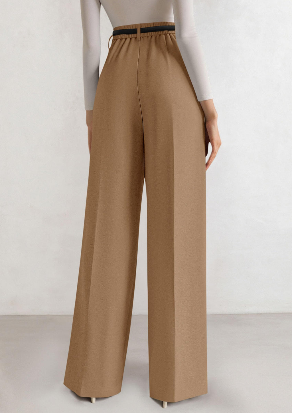 PRETTYGARDEN Womens Wide Leg Dress Pants Business Casual Flowy Work Palazzo Pants High Waisted Slacks Trousers