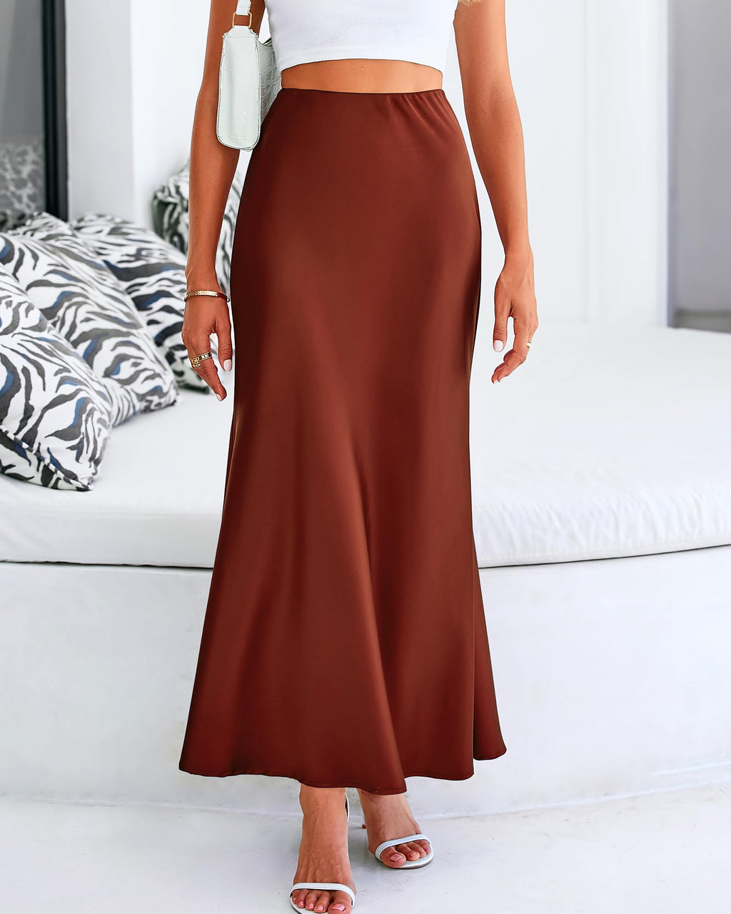 BTFBM Womens Spring Skirts Business Casual Clothes High Waisted Cocktail Party Wedding Guest Mermaid Maxi Skirt