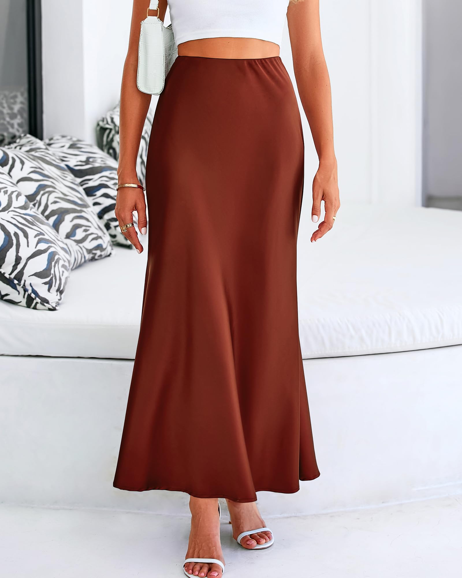 BTFBM Womens Spring Skirts Business Casual Clothes High Waisted Cocktail Party Wedding Guest Mermaid Maxi Skirt