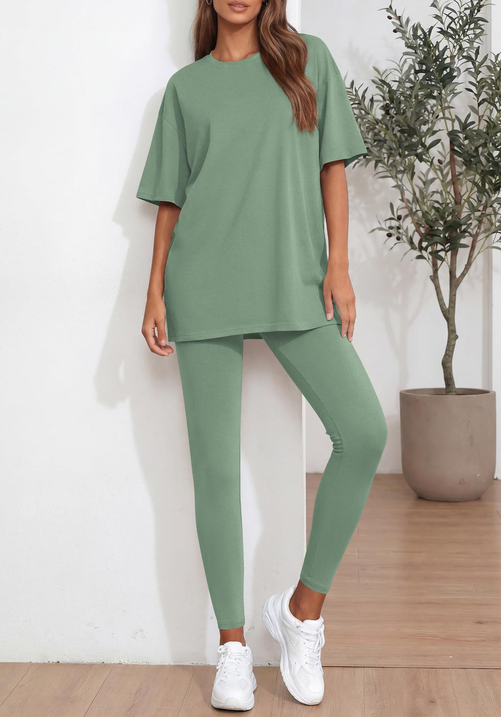 BTFBM Two Piece Lounge Set Women Spring Casual Oversized Shirts Leggings Matching Workout Airport Travel Outfits