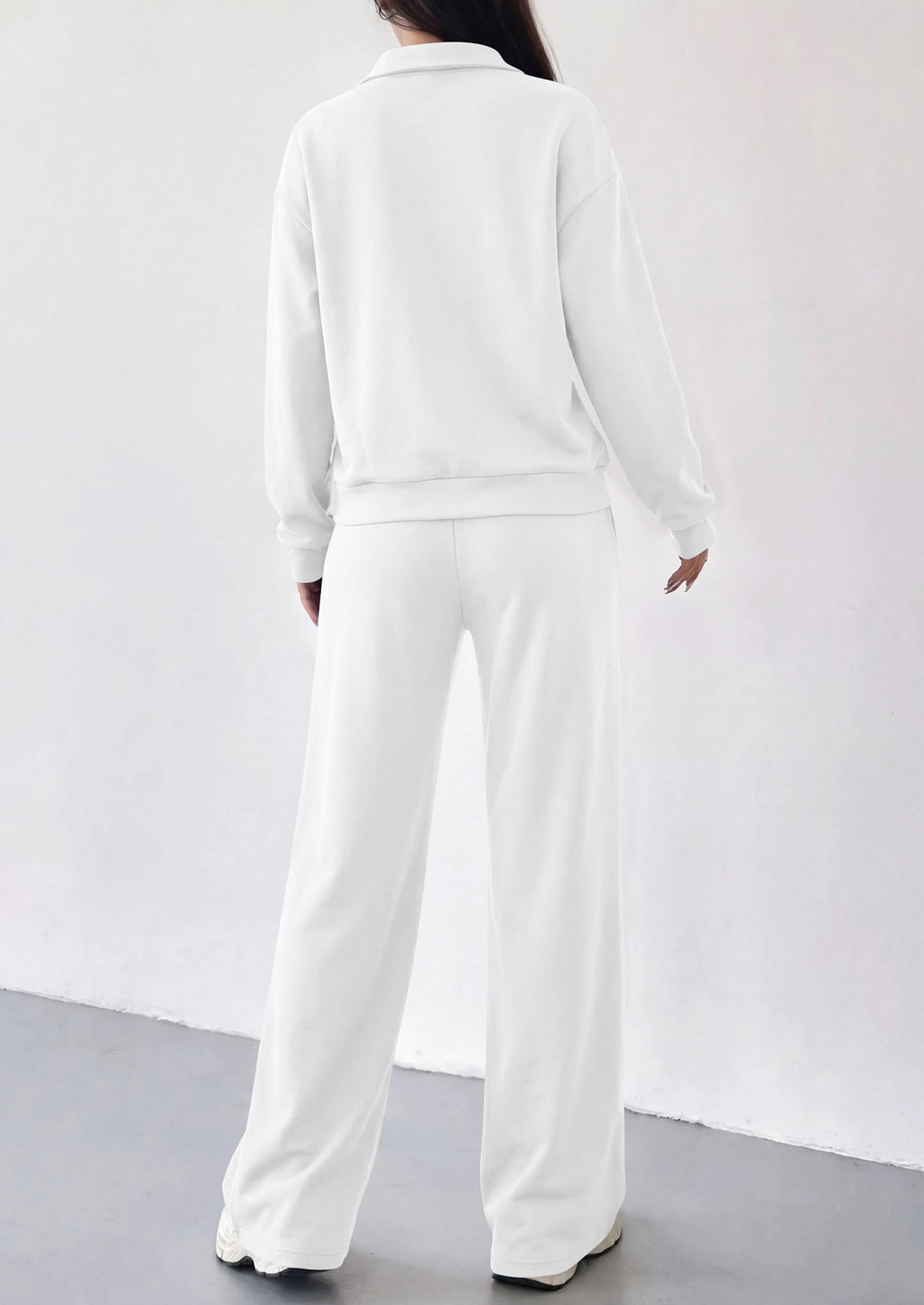 PRETTYGARDEN Women's Lounge Sets 2 Piece Outfits Sweatsuits | Half Zip Pullover Sweatshirts, Wide Leg Pants Pockets, Matching Workout Tracksuits, Airport Travel Resort Wear, Fall Clothes