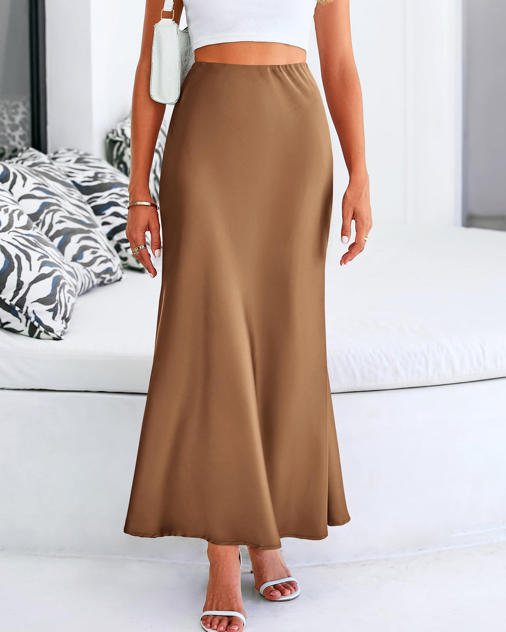 BTFBM Womens Spring Skirts Business Casual Clothes High Waisted Cocktail Party Wedding Guest Mermaid Maxi Skirt