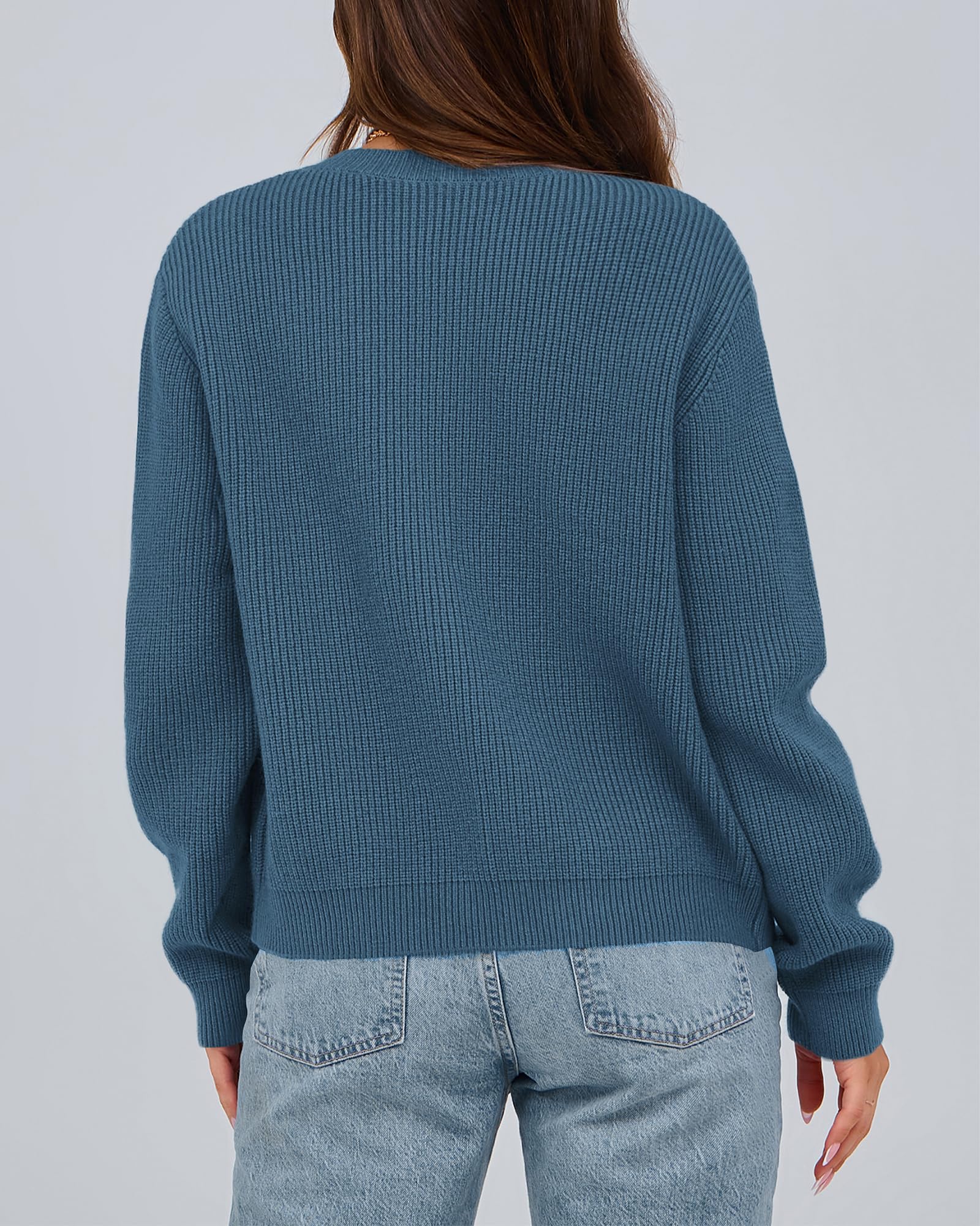 BTFBM Bow Cropped Cardigan Sweaters for Women Fall Winter Open Front Sweater Long Sleeve Button Fashion Spring Clothes