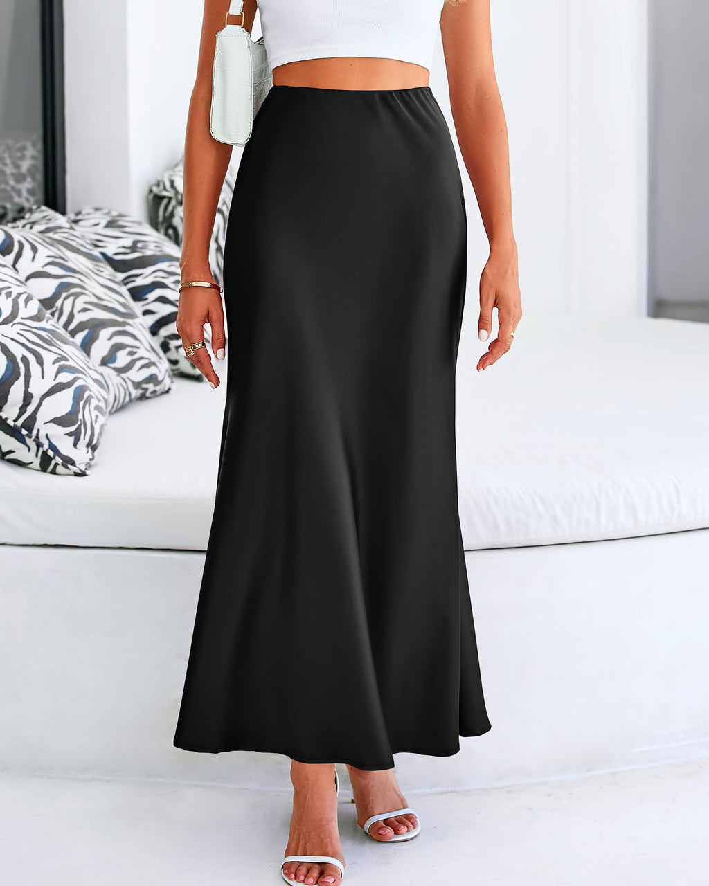 BTFBM Womens Spring Skirts Business Casual Clothes High Waisted Cocktail Party Wedding Guest Mermaid Maxi Skirt